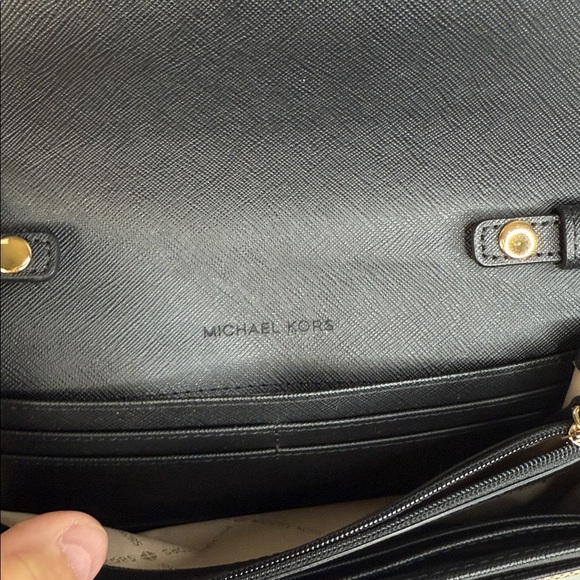 Michael Kors Jet Set Luggage Wallet on a Chain MK Signature Crossbody Bag - Picture 11 of 14